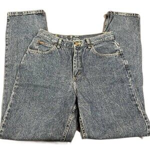 Riders Denim Jeans Vintage Straight Leg Heavy Duty Cowgirl Western women 10 Long